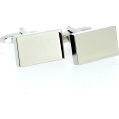 Soprano Accessories Rectangle Metal Cufflinks