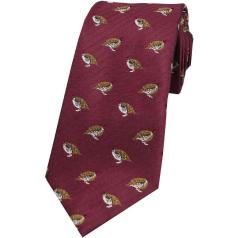 Soprano Accessories Red Legged Partridge on Wine Ground