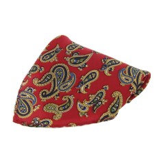 Soprano Accessories Large Red Paisley Handkerchief