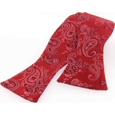 Soprano Accessories Red Floral Self-Tied