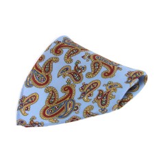 Soprano Accessories Sky Blue Paisley Handkerchief