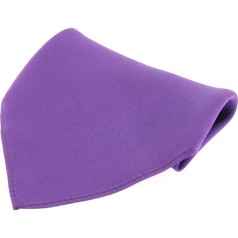 Soprano Accessories Purple Satin Silk Handkerchief