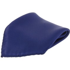 Soprano Accessories Navy Satin Silk Handkerchief