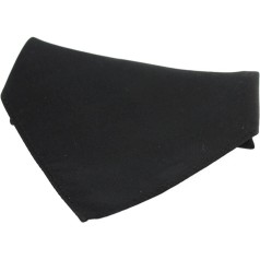Soprano Accessories Black Satin Silk Handkerchief