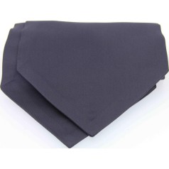 Soprano Accessories Slate Grey Satin Silk Cravat