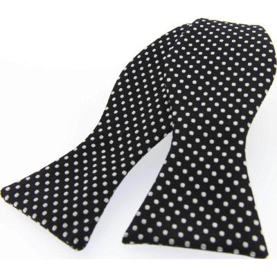 Soprano Accessories Small Black Polka Dot self-tied