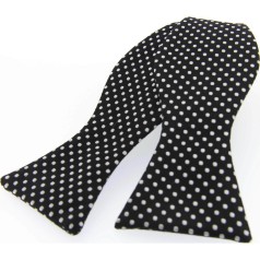 Soprano Accessories Small Black Polka Dot self-tied