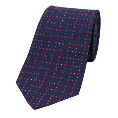 Soprano Accessories Navy with Red Box Pattern