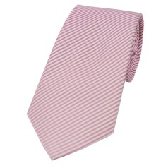 Soprano Accessories Pastel Pink & White Thin Stripes