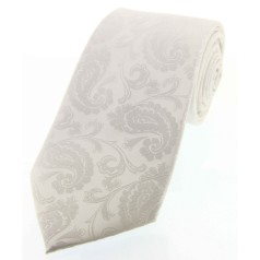 Soprano Accessories White Tonal Paisley