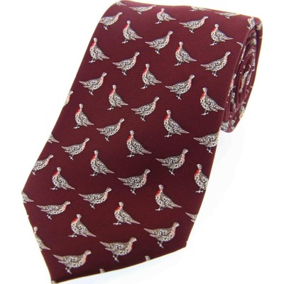 Soprano Accessories Wine Grouse Print