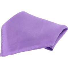 Soprano Accessories Lilac Satin Silk Handkerchief