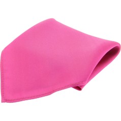 Soprano Accessories Fuchsia Satin Silk Handkerchief