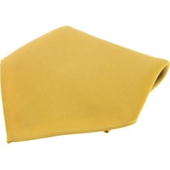 Soprano Accessories Gold Satin Silk Handkerchief