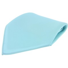 Soprano Accessories Cyan Satin Silk Handkerchief