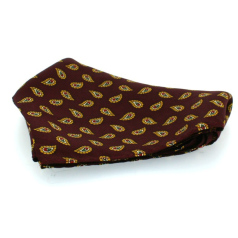 Soprano Accessories Wine Paisley Printed Handkerchief