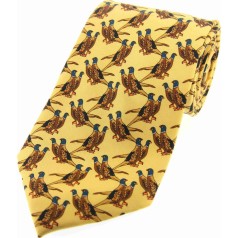 Soprano Accessories Yellow Pheasant Print