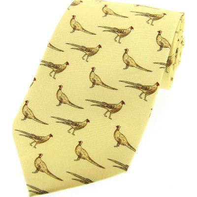 Soprano Accessories Pastel Yellow Pheasants