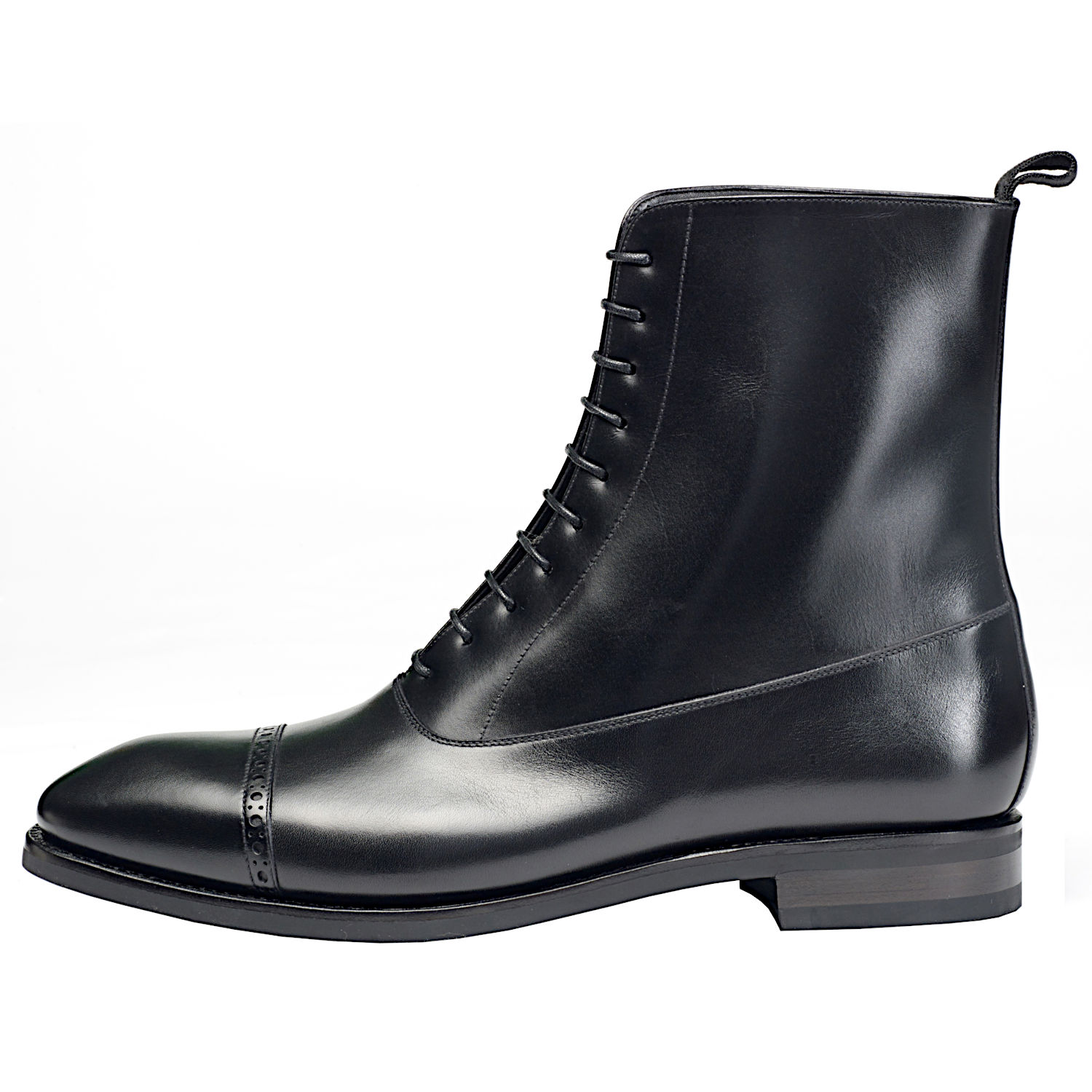 black balmoral boots