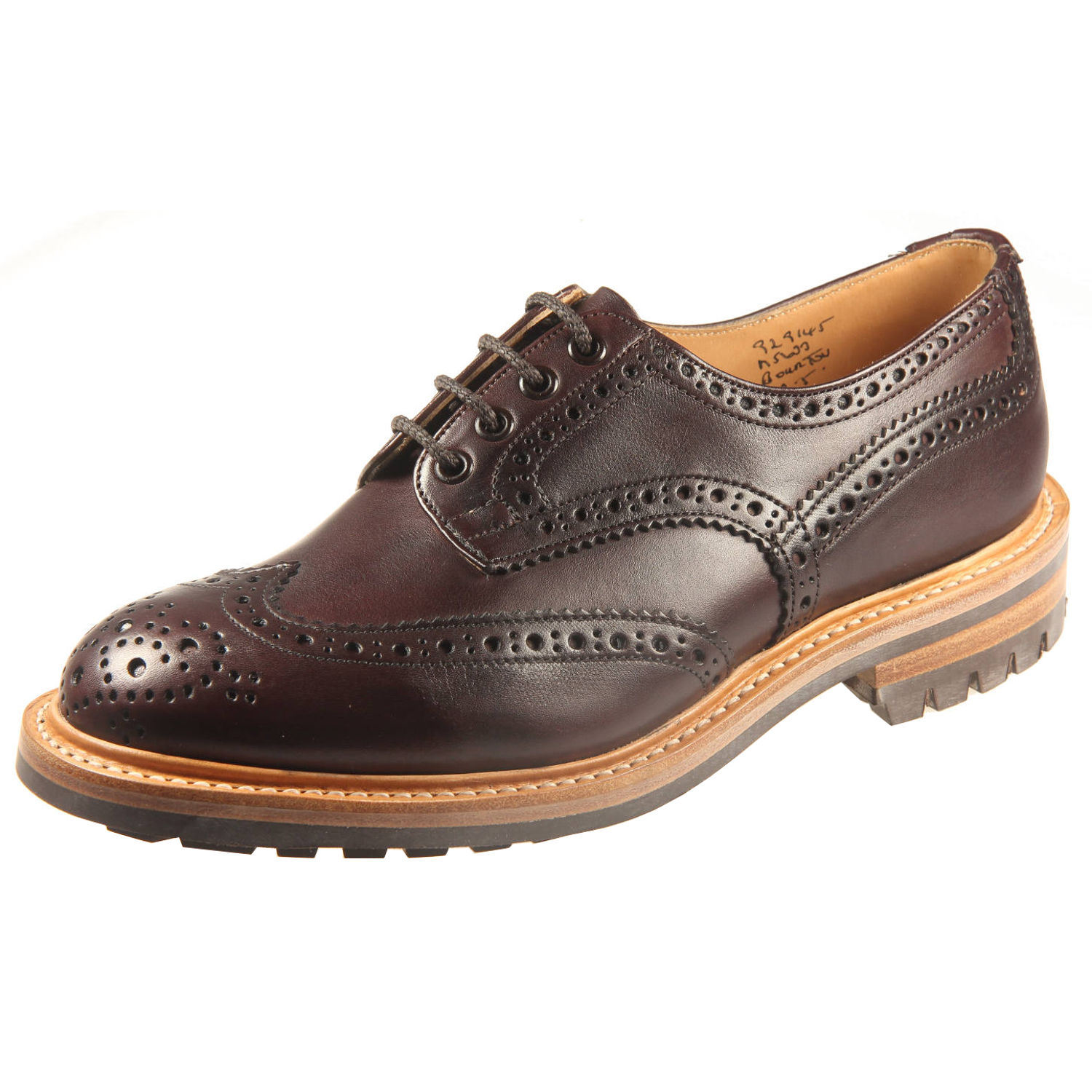 Trickers Bourton Burgundy Burnished Commando